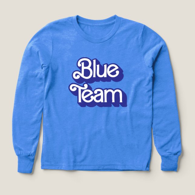 Color War Blue Team Shirt (Design Vorderseite)