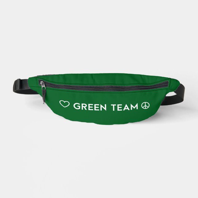 Color War Green Team Fanny Pack Bauchtasche (Vorderseite)