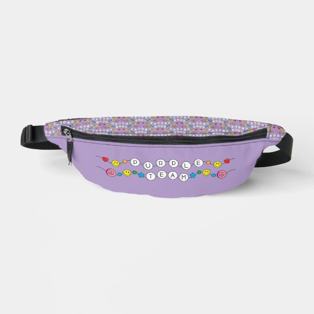 Color War Lila Team Fanny Pack Bauchtasche (Vorderseite)