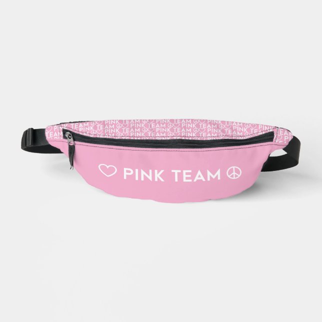 Color War Pink Team Fanny Pack Bauchtasche (Vorderseite)