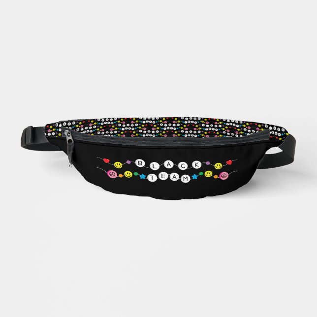 Color War White Team Fanny Pack Bauchtasche (Vorderseite)