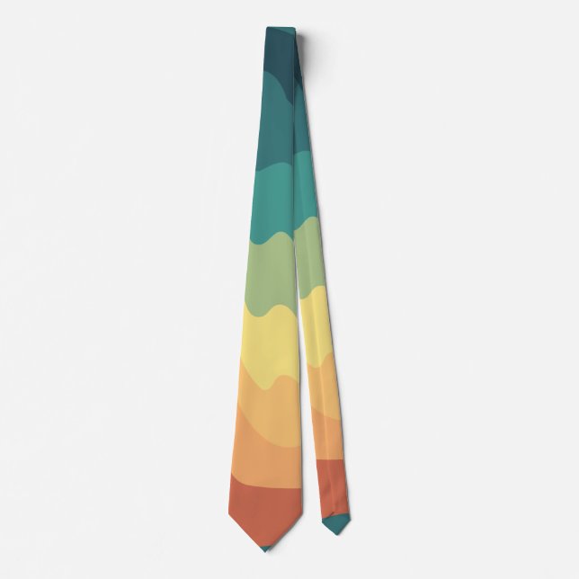 Color Wave Horizon Krawatte (Vorderseite)