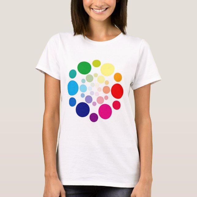Color Wheel T Shirt (Vorderseite)