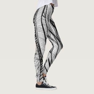 Color-Your-Own Line Art: einzigartig, lustig, akti Leggings