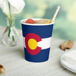 Coloradan-Flagge, Flagge von Colorado Pappbecher