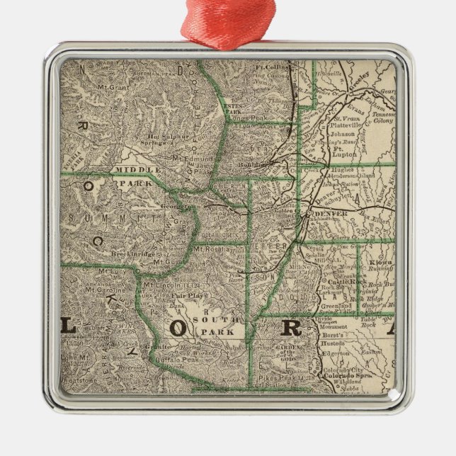 Colorado 12 ornament aus metall (Vorne)