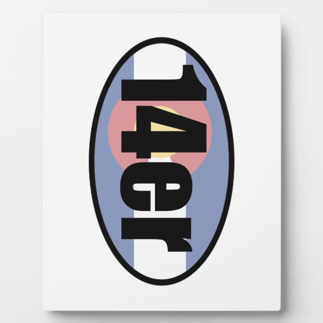 Colorado 14ers fotoplatte (Vorderseite)