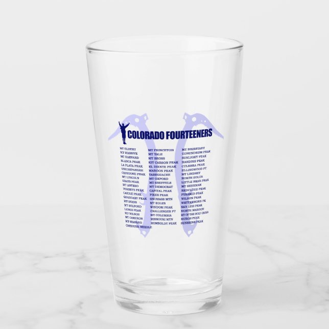 Colorado 14ers glas (Vorderseite)