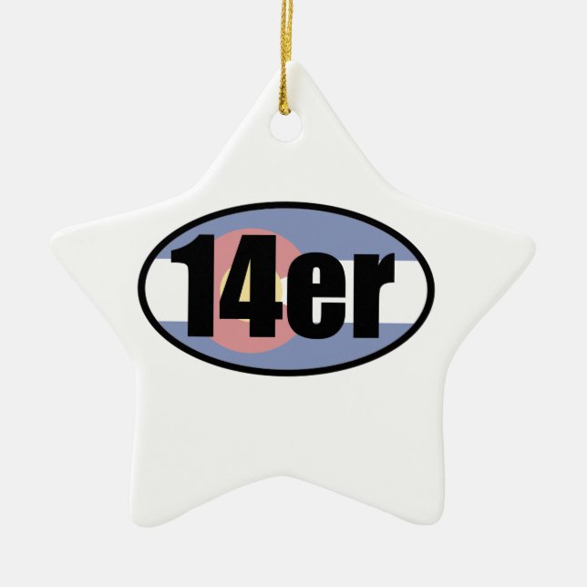 Colorado 14ers keramik ornament (Vorne)