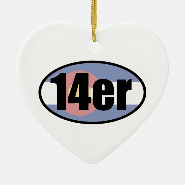 Colorado 14ers keramik ornament (Vorne)