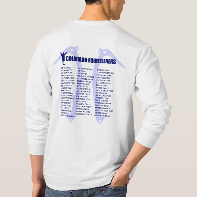 Colorado 14ers T-Shirt (Rückseite)