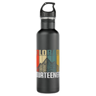 Colorado 14ers Wandern Fourteeners Retro Vintag Gi Edelstahlflasche