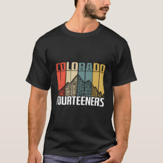 Colorado 14Ers Wandern Fourteeners Retro Vintage G T-Shirt