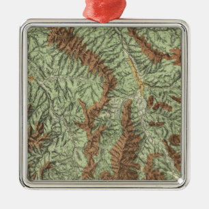Colorado 3 silbernes ornament