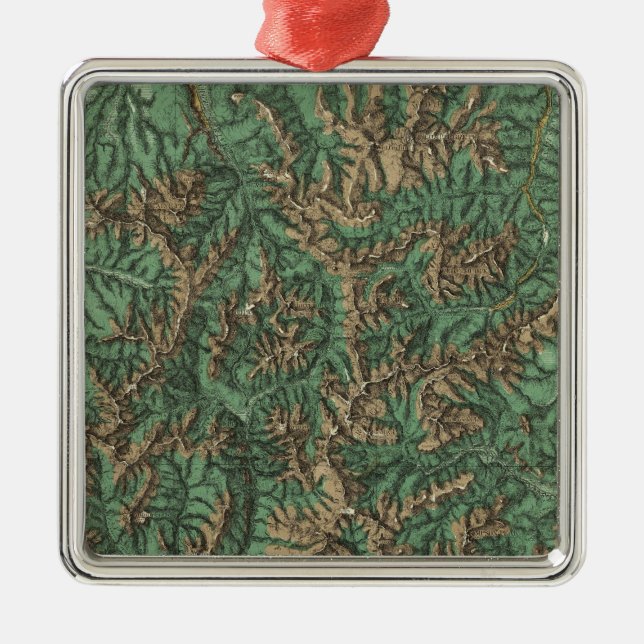 Colorado 5 ornament aus metall (Vorne)