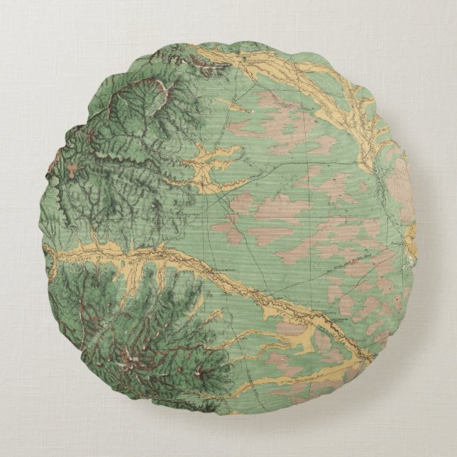 Colorado 7 rundes kissen (Vorderseite)