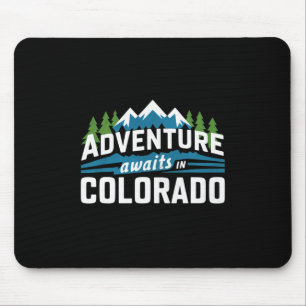 Colorado-Abenteuer wartet Rocky Mountain Wandern Mousepad