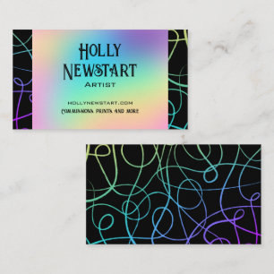 Colorado Artist Business Cards Visitenkarte