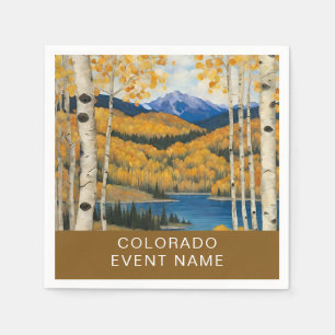 Colorado-Aspen-Berge Serviette
