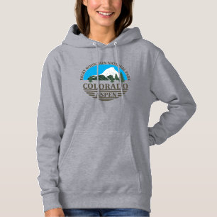 Colorado Aspen Skigebiet Blau Himmel Hoodie