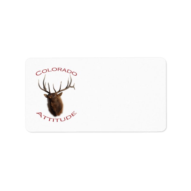 Colorado Attitude Adressaufkleber (Vorne)