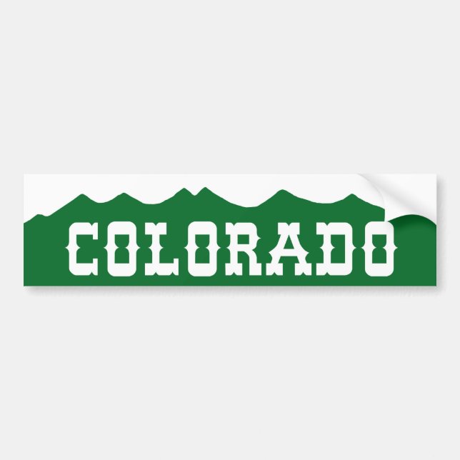 COLORADO-Autoaufkleber Autoaufkleber (Vorne)