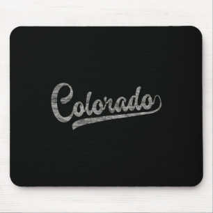Colorado Baseball Fan Vintag Rocky Mountains Mousepad