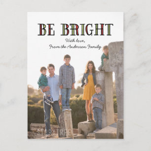 Colorado Be Bright Holiday Foto Postkarte