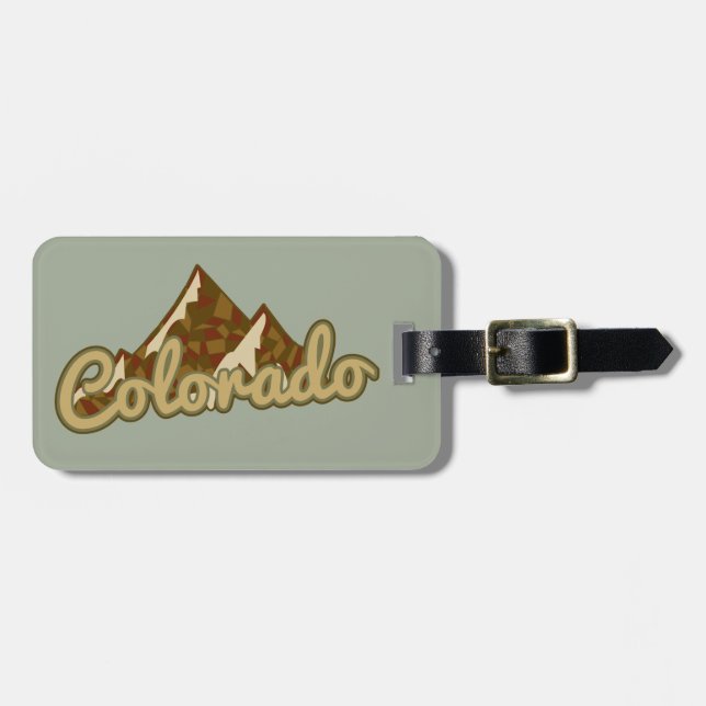 Colorado-Berg Gepäckanhänger (Vorderseite horizontal)