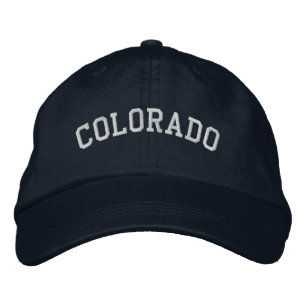 Colorado bestickte, anpassbare Cap Navy Bestickte Baseballkappe
