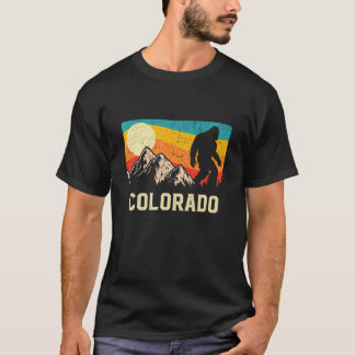 Colorado Bigfoot Sasquatch Berge Retro T-Shirt