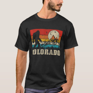 Colorado Bigfoot Vintage Rocky Mountains Hiking Ca T-Shirt