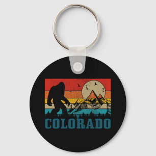 Colorado Bigfoot Vintage Rocky Mountains Wandern C Schlüsselanhänger