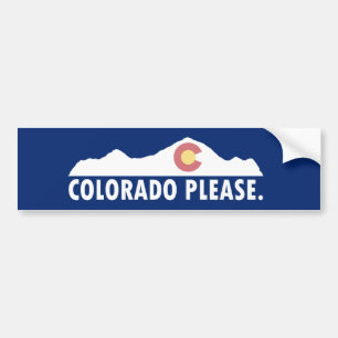 Colorado Bitte Autoaufkleber