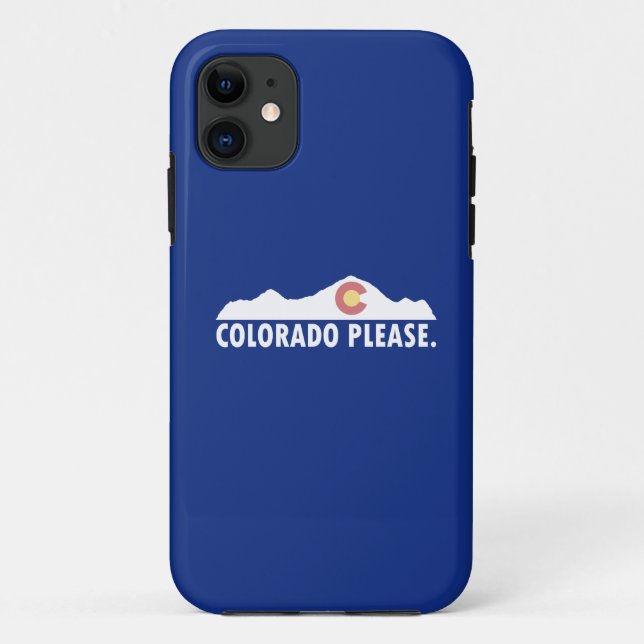 Colorado Bitte Case-Mate iPhone Hülle (Rückseite)