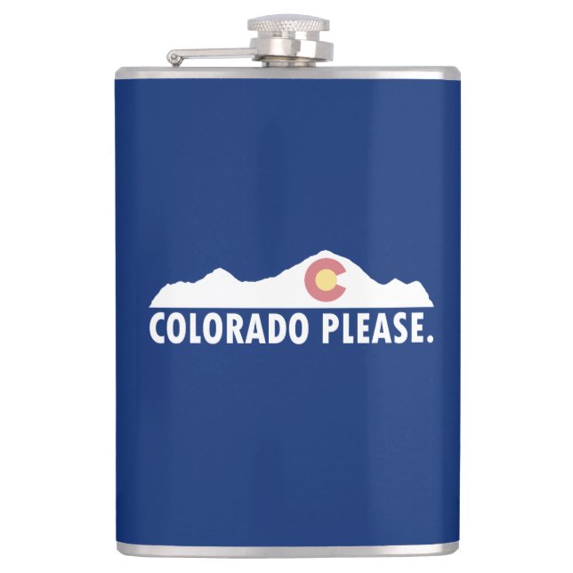 Colorado Bitte Flachmann (Vorderseite)