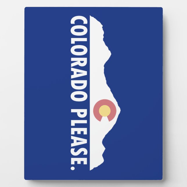 Colorado Bitte Fotoplatte (Vorderseite)