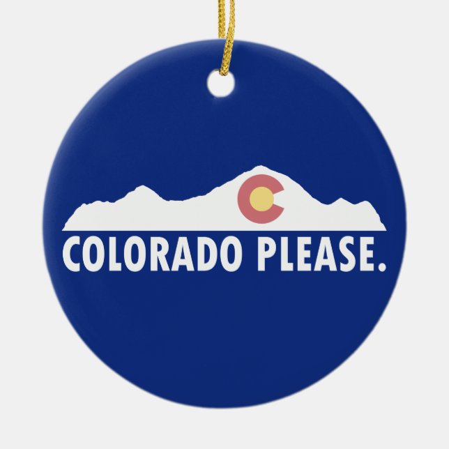 Colorado Bitte Keramikornament (Vorne)