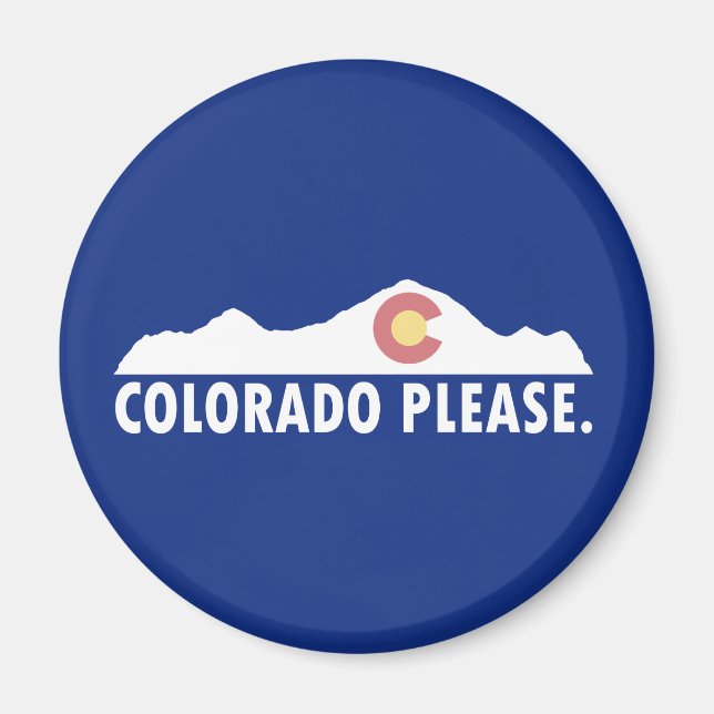 Colorado Bitte Magnet (Vorne)