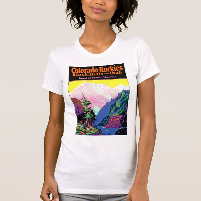 Colorado ~ Black Hills und Utah T-Shirt (Vorderseite)