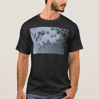 Colorado Blue Spruce Tree Branches Snow Covered II T-Shirt