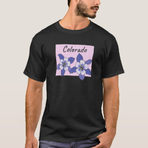 Colorado Blume Rocky Mountain Columbine T-Shirt