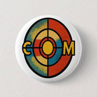 Colorado Bullseye Halfton-Flagge Button