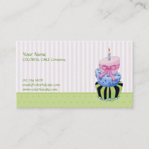 Colorado Cake Business Card Visitenkarte