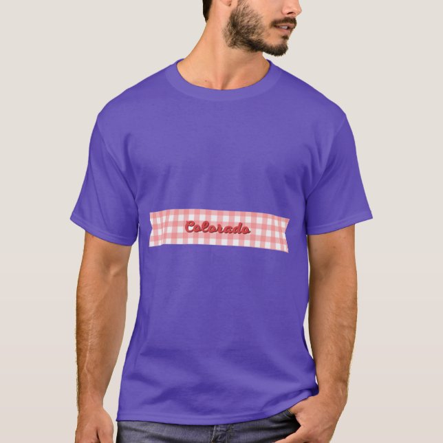 Colorado Checked Label T-Shirt (Vorderseite)