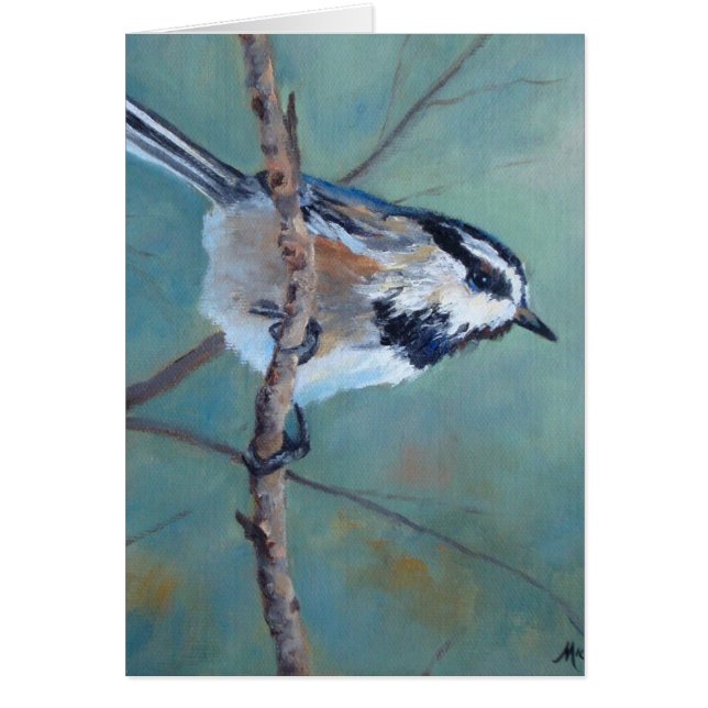 Colorado Chickadee Grußkarte (Vorne)