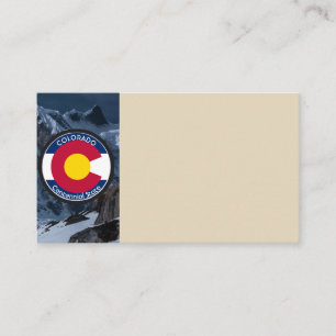 Colorado Circle Flag Visitenkarte