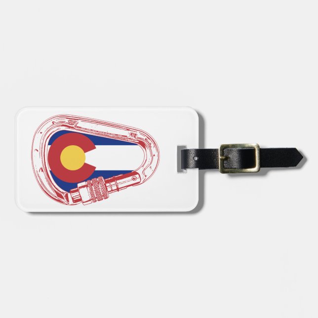Colorado Climbing Carabiner Gepäckanhänger (Vorderseite horizontal)