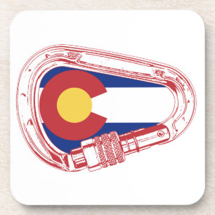 Colorado Climbing Carabiner Getränkeuntersetzer