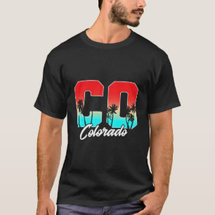 Colorado Co Palme Staat T-Shirt